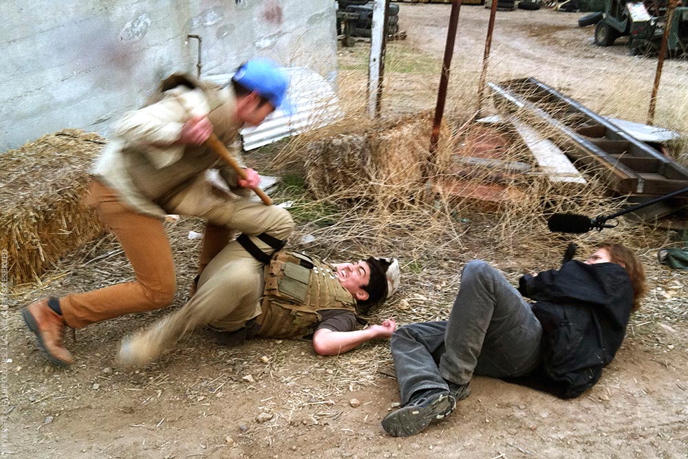 Behind the scenes during the making of False Colors