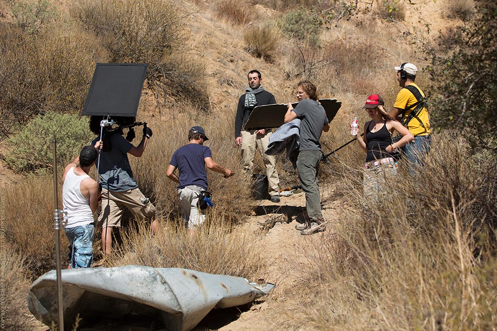 Behind the scenes during the making of False Colors